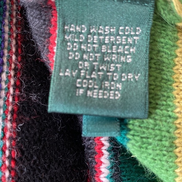 Ralph Lauren Full Zip Pockets Wool CottonStretch Hooded Poncho Never Used - Picture 8 of 15